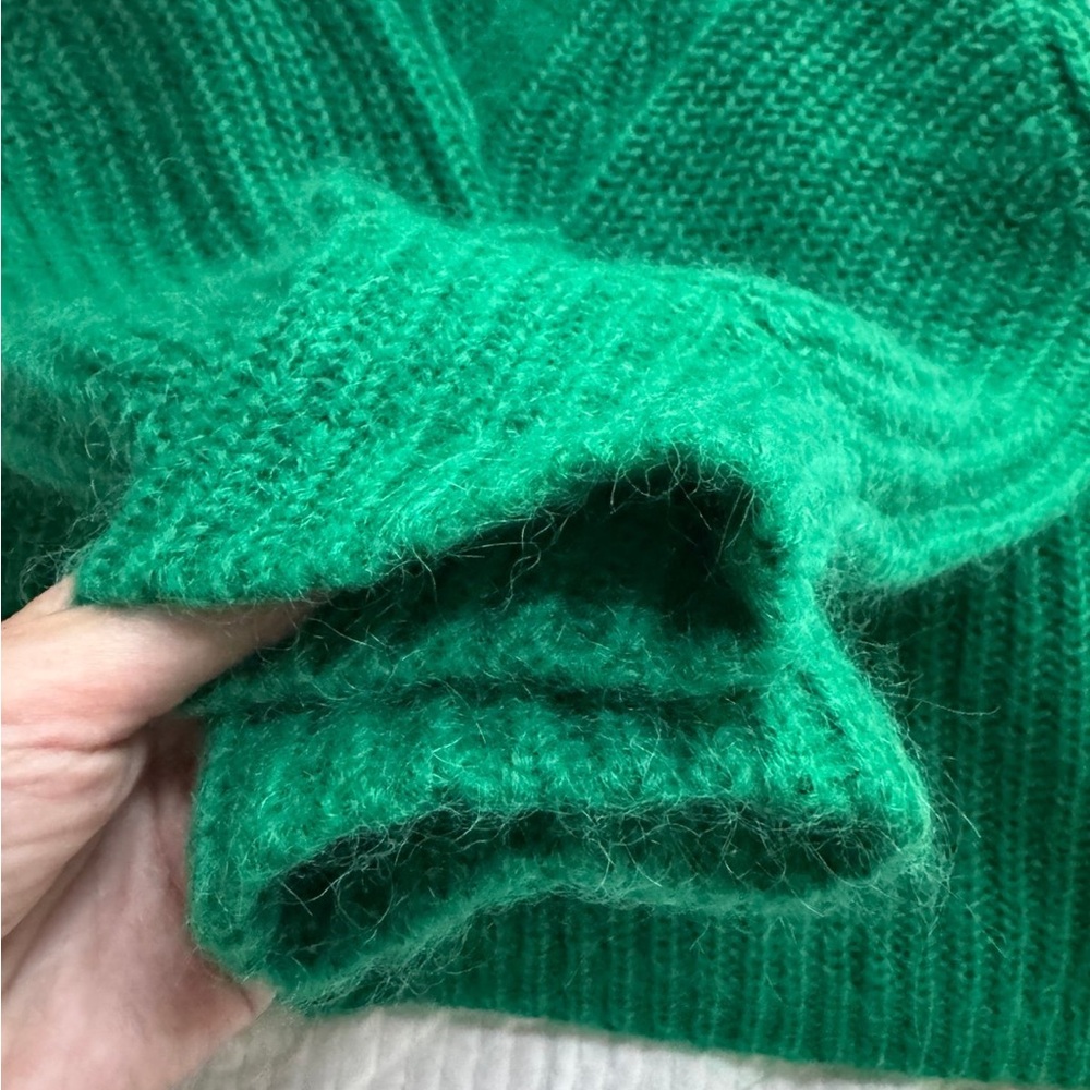 Sezane Achille Jumper in bright green Women’s Cardigan Sweater size XL - Picture 4 of 7